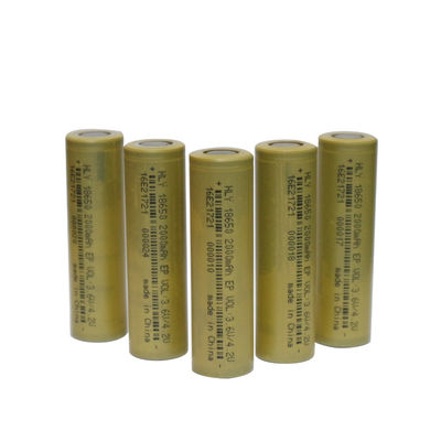 KC 18650 أسطواني بطارية ليثيوم أيون قابلة لإعادة الشحن عالية كثافة الطاقة 3.6 فولت 2000 مللي أمبير