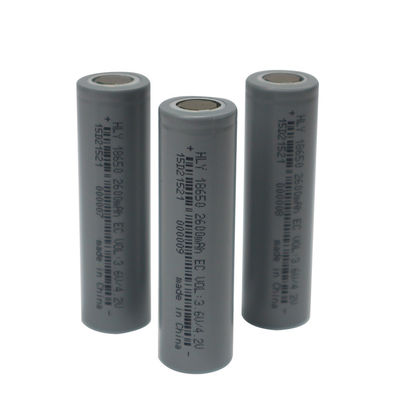 3.6V شحن سريع 2600 مللي أمبير بطارية قابلة للشحن 18650 Lifepo4 خلايا