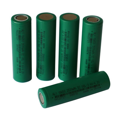 HLY Li Ion 3.6 V 2500mah 18650 بطارية قابلة لإعادة الشحن للمركبات الكهربائية
