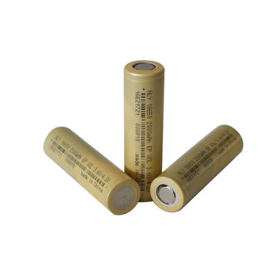 2000mah 18650 خلية بطارية ليثيوم أيون قابلة لإعادة الشحن 500 مرة معدل مرتفع