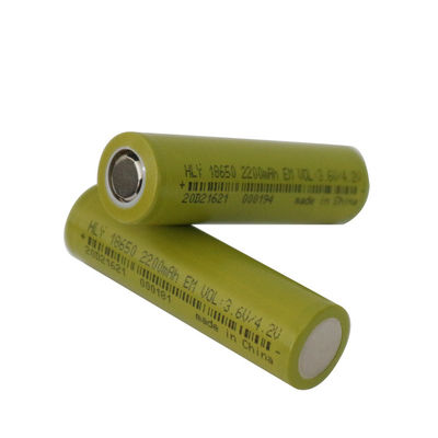 BIS دورة حياة طويلة 2200mah 18650 بطارية أسطوانية بطارية ليثيوم أيون لدراجات التوازن