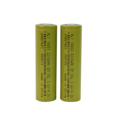 MSDS 3.6V 2200 Mah بطارية ليثيوم 18650 خلايا قابلة لإعادة الشحن لدراجات التوازن