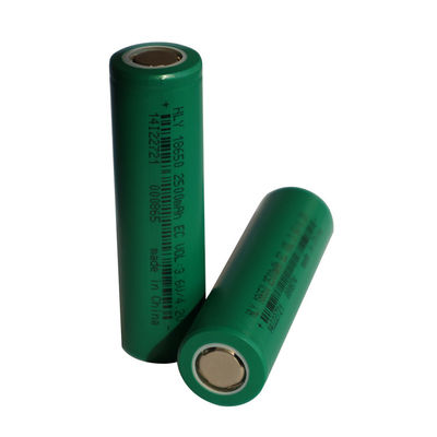 NCM 3.6V 2500mah 18650 خلية بطارية للدراجات الكهربائية / سكوتر