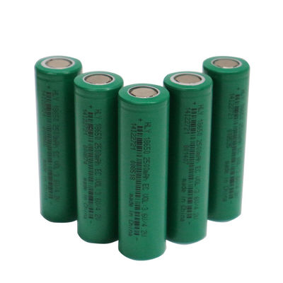 3C 18650 3.6V 2500mAh EC بطارية ليثيوم أيون قابلة لإعادة الشحن للشعلة