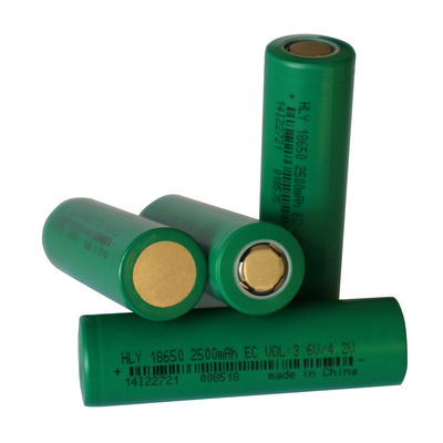 NCM 3.6v 18650 بطارية 2500mAh للدراجات الكهربائية / سكوتر