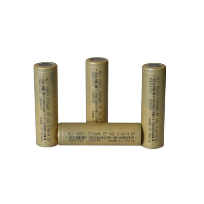 الطاقة المتنقلة أسطواني مشرق مصباح يدوي خلايا بطارية ليثيوم أيون 18650 2000mAh