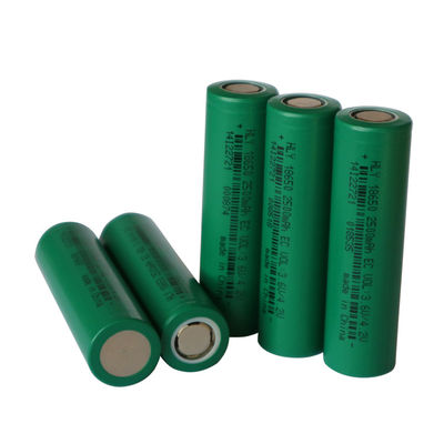 تخزين الطاقة في الهواء الطلق معدل تفريغ عالي 18650 بطاريات Li Ion Pack 3.6V 2500mah