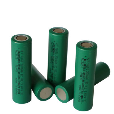 تخزين الطاقة في الهواء الطلق معدل تفريغ عالي 18650 بطاريات Li Ion Pack 3.6V 2500mah