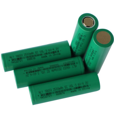 تخزين الطاقة في الهواء الطلق معدل تفريغ عالي 18650 بطاريات Li Ion Pack 3.6V 2500mah