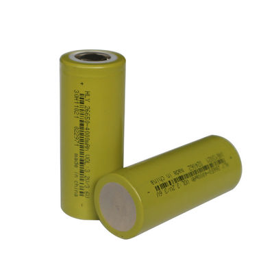 4000mAh 26650 بطارية عالية السعة 3.2 فولت قابلة لإعادة الشحن للأضواء الشمسية