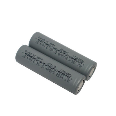 CE 3.6V استنزاف عالي 18650 بطارية ليثيوم أيون قابلة لإعادة الشحن 2600 مللي أمبير