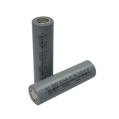 2600mAh 3.6V 18650 خلايا بطارية ليثيوم أيون قابلة لإعادة الشحن دورة حياة طويلة