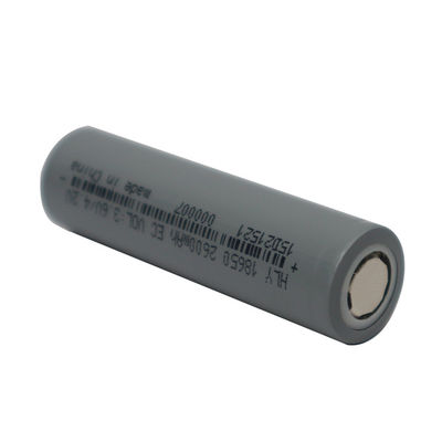 2600mAh 3.6V 18650 خلايا بطارية ليثيوم أيون قابلة لإعادة الشحن دورة حياة طويلة