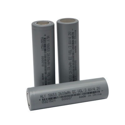عالية التفريغ 3.6V NCM Li Ion 18650 2600mah بطارية للأجهزة المنزلية