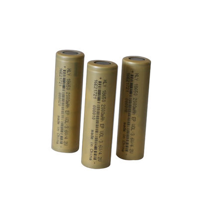 ارتفاع معدل 3.6V 2000mAh 18650 استبدال البطاريات القابلة لإعادة الشحن للأضواء الشمسية