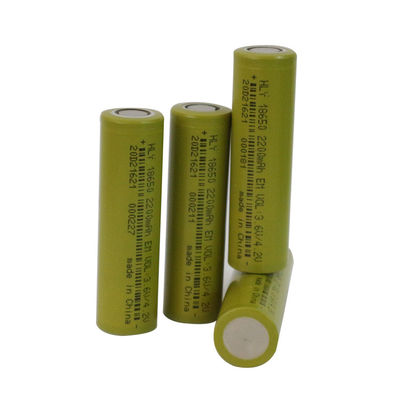 FCC Solar 18650 2200MAh بطاريات ليثيوم أيون قابلة لإعادة الشحن لأضواء الحديقة